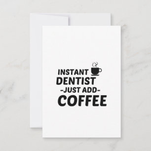コーヒーを入れるだけの歯医者 サンキューカード