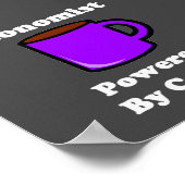 コーヒーを利用した「エコノミスト」 ポスター (角)