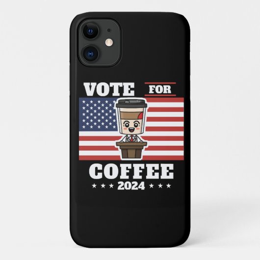 コーヒーを大統領に、コーヒーに投票 Case-Mate iPhoneケース (裏面)