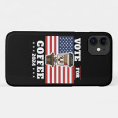 コーヒーを大統領に、コーヒーに投票 Case-Mate iPhoneケース (裏面(横))
