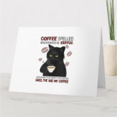 コーヒーを後ろ向きに綴ればEeffocは知っている カード (正面)