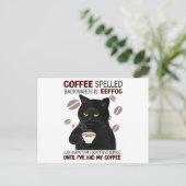 コーヒーを後ろ向きに綴ればEeffocは知っている シーズンポストカード (スタンド正面)