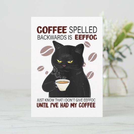 コーヒーを後ろ向きに綴ればEeffocは知っている 招待状 (スタンド正面)