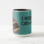 コーヒーを必要とする歯を持つ操作エンジニアバケット マグカップ (中央)