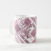 コーヒーを愛する コーヒーマグカップ (正面左)