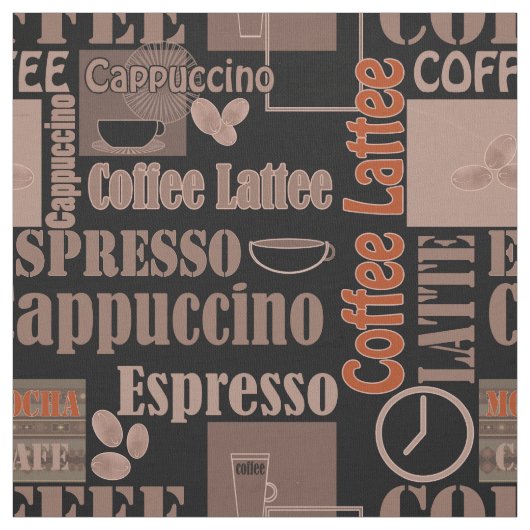 コーヒーを愛する ファブリック (見本)