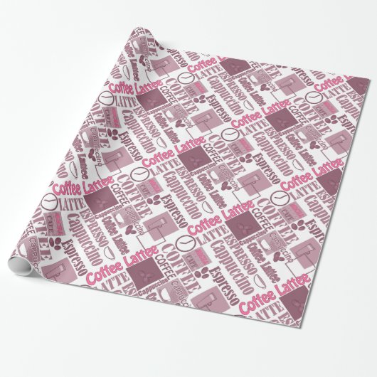 コーヒーを愛する ラッピングペーパー (アンロールド)