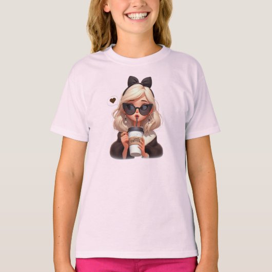 コーヒーを愛する Tシャツ (正面)