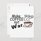 コーヒーを戦争ではなく作る ポストカード (正面/裏面)