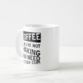 コーヒーを振る面白いマグカップ コーヒーマグカップ (正面左)