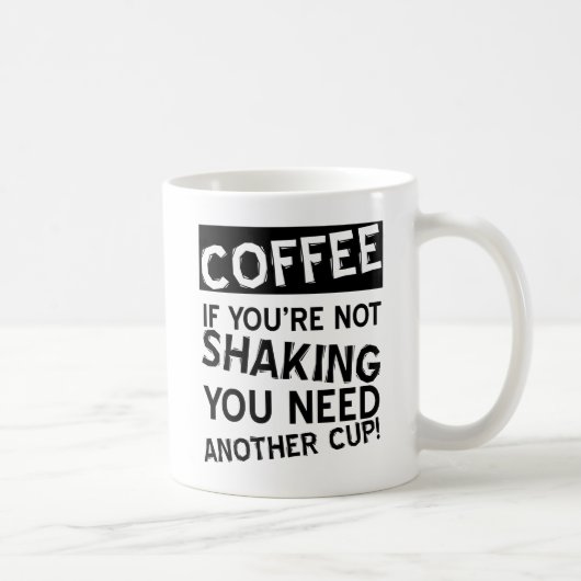 コーヒーを振る面白いマグカップ コーヒーマグカップ (右)