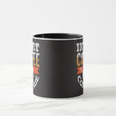 コーヒーを挿入して続行する おもしろい マグカップ (中央)