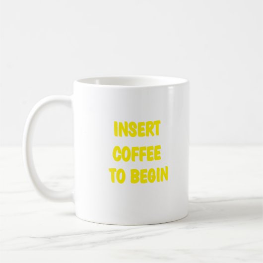 コーヒーを挿入して開始 コーヒーマグ コーヒーマグカップ (左)