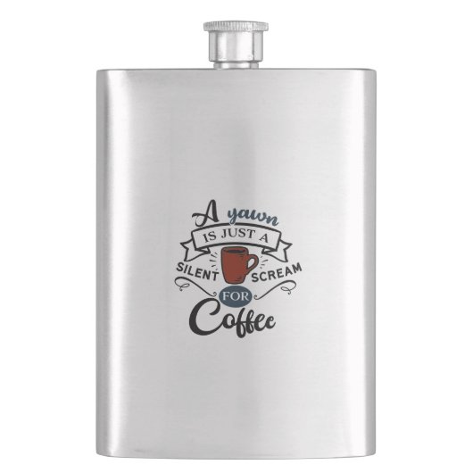 コーヒーを求めて叫ぶ フラスク (正面)