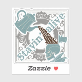 コーヒーを注いで！ シール