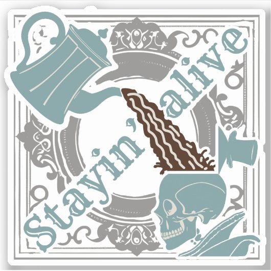 コーヒーを注いで! シール (正面)