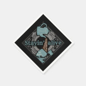 コーヒーを注いで！ スタンダードカクテルナプキン (角)