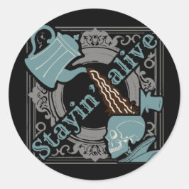 コーヒーを注いで！ ラウンドシール