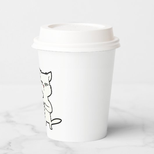 コーヒーを注ぐだけで誰も傷つけない 紙コップ (左)