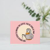 コーヒーを淹れるだけにこだわる必要がある ポストカード (スタンド正面)