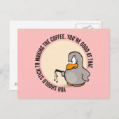 コーヒーを淹れるだけにこだわる必要がある ポストカード (正面/裏面)