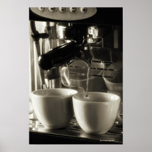 コーヒーを淹れる/注ぐ技術 ポスター
