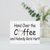 コーヒーを渡せば誰も傷つかない ポストカード (スタンド正面)