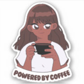 コーヒーを燃料とするコーヒー シール (正面)