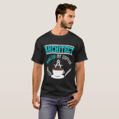 コーヒーを燃料とする建築家 Tシャツ (正面フル)