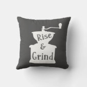 コーヒーを盛り上げて挽く クッション (裏面)