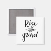 コーヒーを盛り上げて挽く マグネット (正面/裏面)