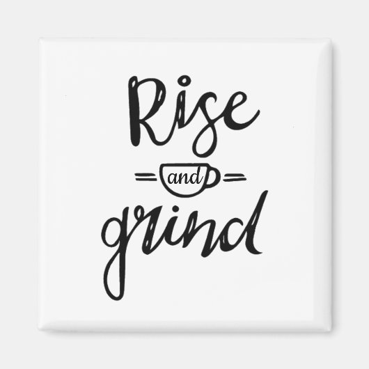 コーヒーを盛り上げて挽く マグネット (正面)