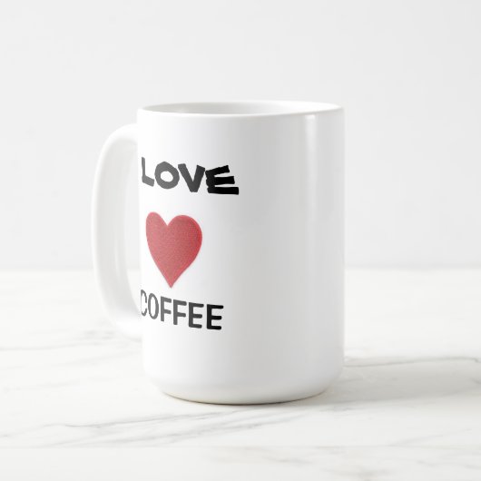 コーヒーを神ありがとう コーヒーマグカップ (正面左)