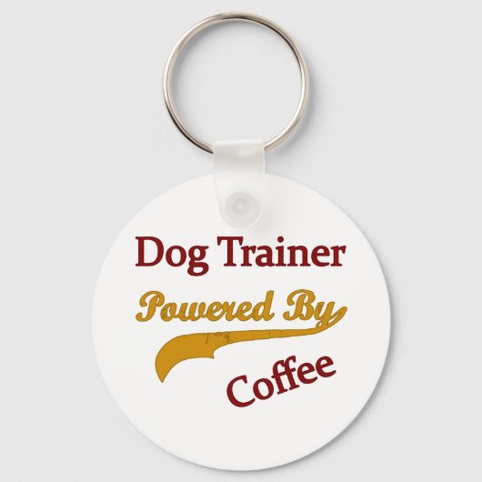 コーヒーを粉にした犬のトレーナー キーホルダー (正面)