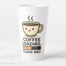 コーヒーを読み込んでいます お待ちください - おもしろい朝のコーヒー