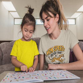 コーヒーを追いかけるチーズよりも母の速度が速い Tシャツ