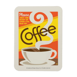 コーヒーを閉じる マグネット