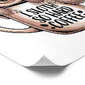 コーヒーを飲まずに寝る ポスター (角)