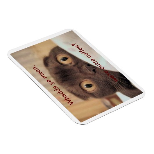 コーヒーを飲まないでおもしろい、 マグネット (右側)