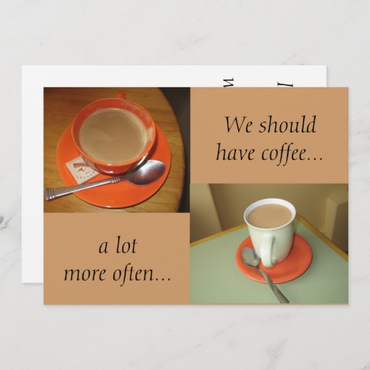 コーヒーを飲まないと…と… (正面/裏面)