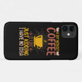 コーヒーを飲まない日は冗談だ Case-Mate iPhoneケース (裏面(横))