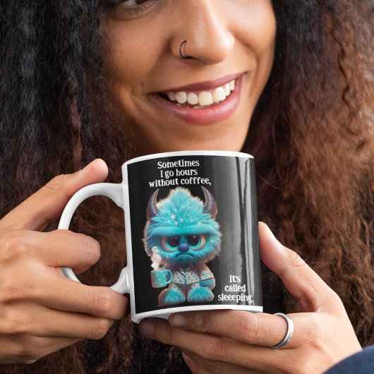 コーヒーを飲まない時間…睡眠と呼ばれる ジャンボコーヒーマグカップ