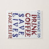 コーヒーを飲みたい救だ ジグソーパズル (横)