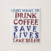 コーヒーを飲みたい救だ ジグソーパズル (縦)