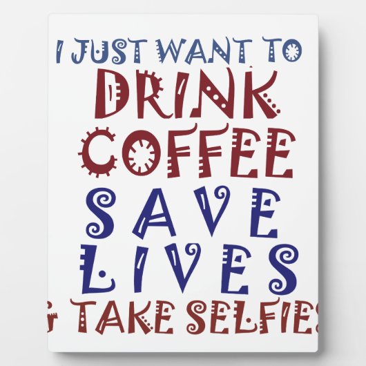 コーヒーを飲みたい救だ フォトプラーク (正面)