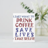 コーヒーを飲みたい救だ ポストカード (スタンド正面)