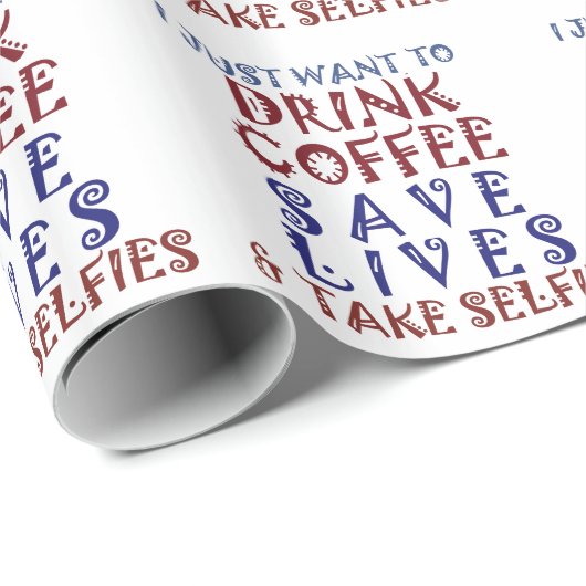 コーヒーを飲みたい救だ ラッピングペーパー (ロールコーナー)