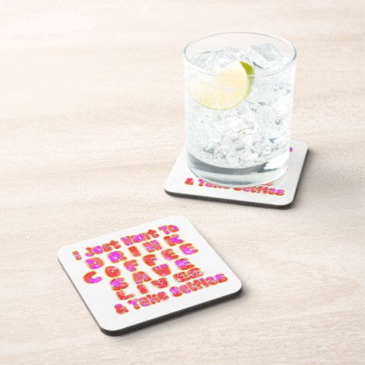 コーヒーを飲みたい素敵救なし、 コースター (右側)