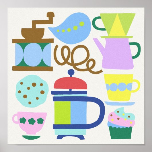 コーヒーを飲みに会おう ポスター (正面)