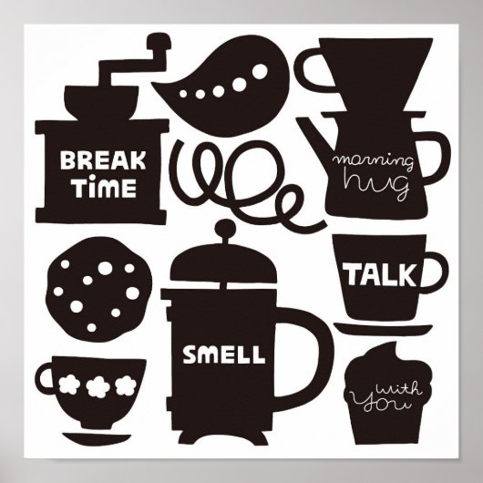 コーヒーを飲みに会おう ポスター (正面)